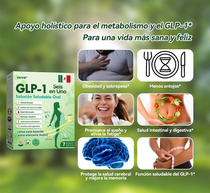 Tienda Oficial | 𝑯𝑽𝑩®🌟🌟 GLP-1 SOLUCIÓN DE SALUD 6 EN 1 LÍQUIDA ORAL (Solo una dosis al día, cambios visibles en 7 días)