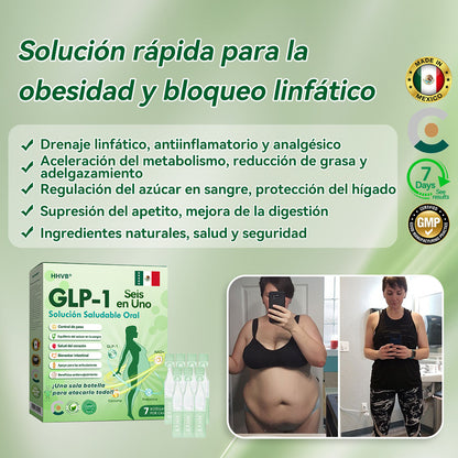 Tienda Oficial | 𝑯𝑽𝑩®🌟🌟 GLP-1 SOLUCIÓN DE SALUD 6 EN 1 LÍQUIDA ORAL (Solo una dosis al día, cambios visibles en 7 días)