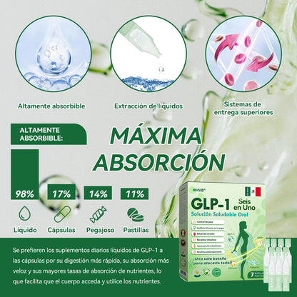 Tienda Oficial | 𝑯𝑽𝑩®🌟🌟 GLP-1 SOLUCIÓN DE SALUD 6 EN 1 LÍQUIDA ORAL (Solo una dosis al día, cambios visibles en 7 días)
